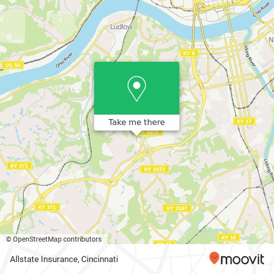 Allstate Insurance map