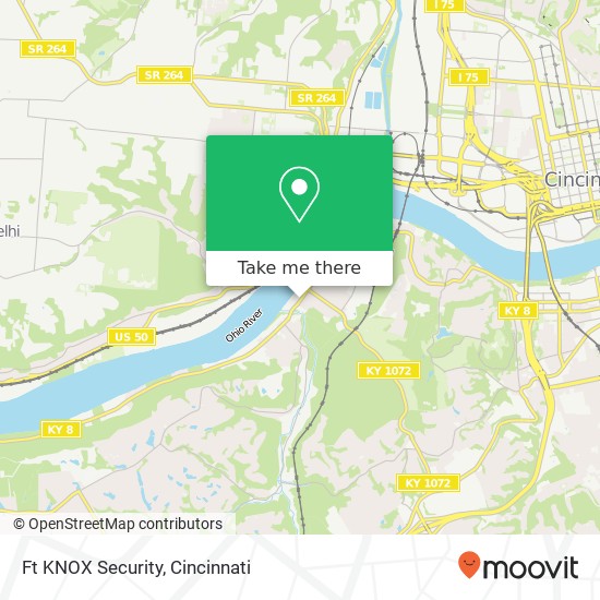 Mapa de Ft KNOX Security