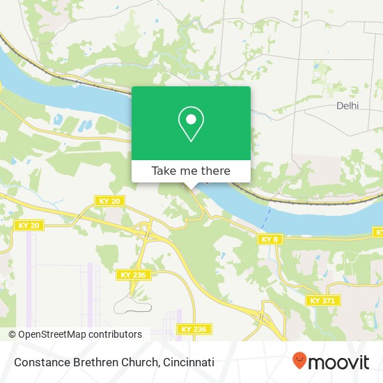 Constance Brethren Church map