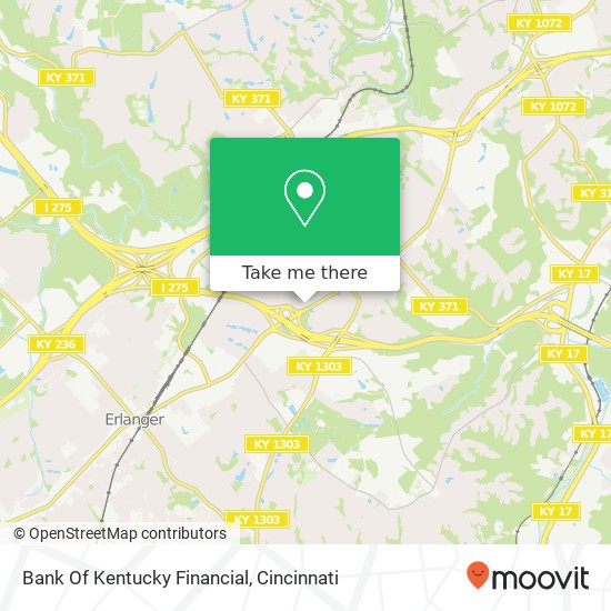 Mapa de Bank Of Kentucky Financial