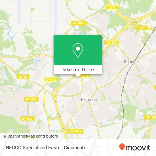 NECCO Specialized Foster map