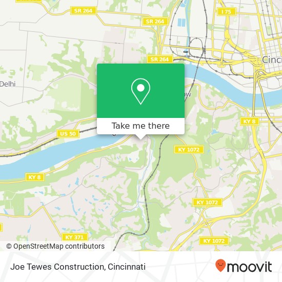 Mapa de Joe Tewes Construction