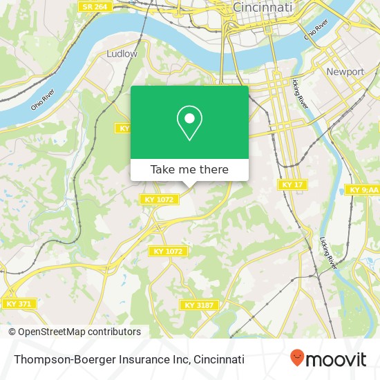 Mapa de Thompson-Boerger Insurance Inc