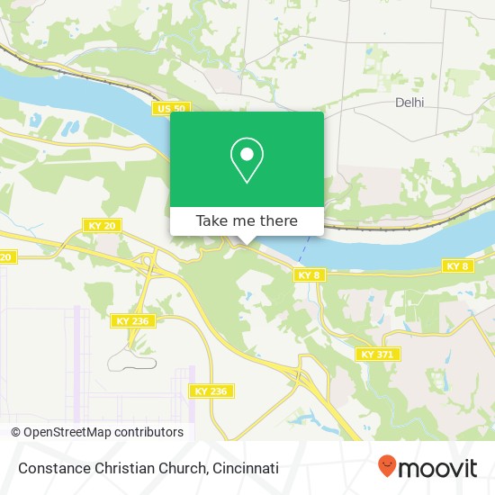 Constance Christian Church map