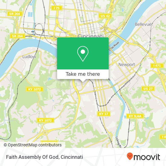 Faith Assembly Of God map