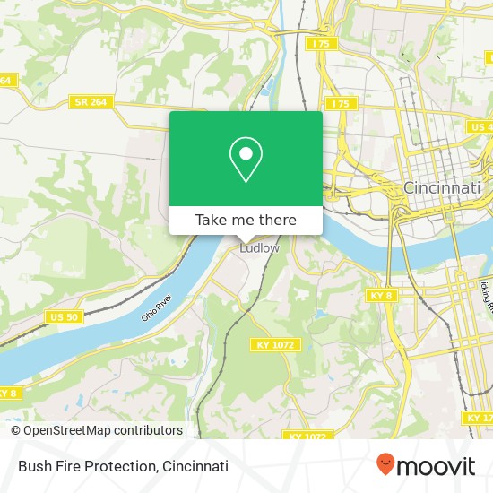 Mapa de Bush Fire Protection