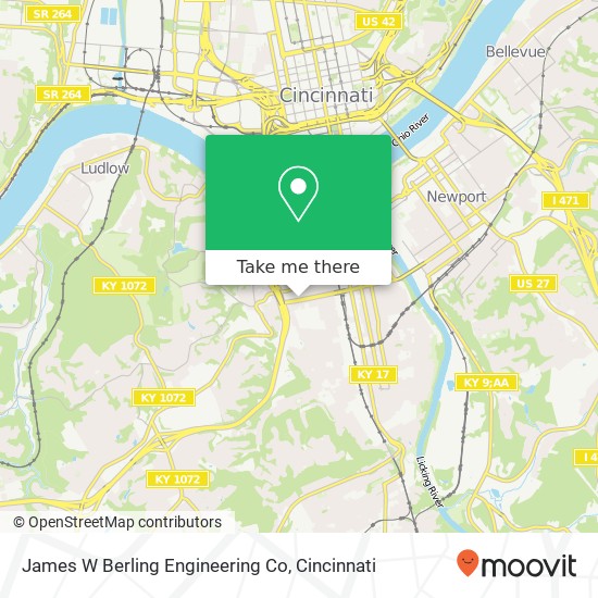 Mapa de James W Berling Engineering Co