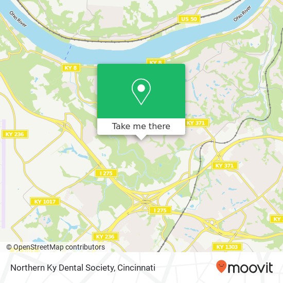 Mapa de Northern Ky Dental Society