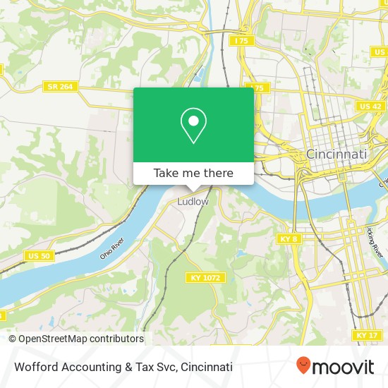 Mapa de Wofford Accounting & Tax Svc