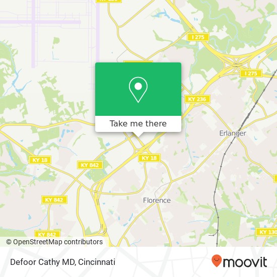 Defoor Cathy MD map