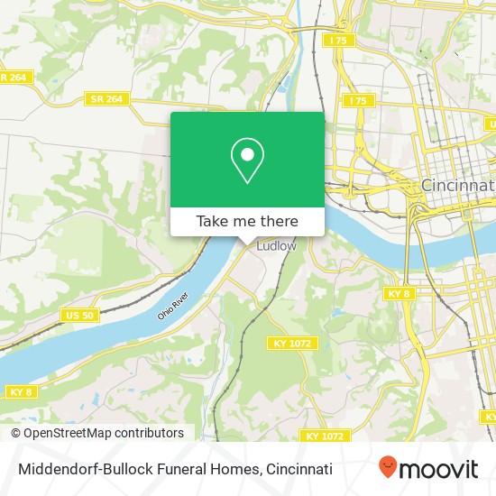 Middendorf-Bullock Funeral Homes map