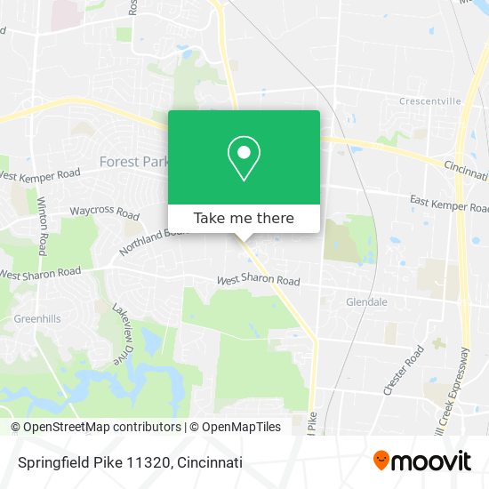 Springfield Pike 11320 map