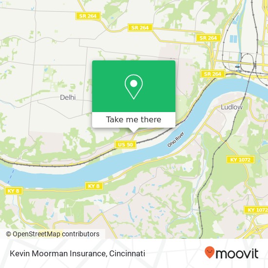 Kevin Moorman Insurance map