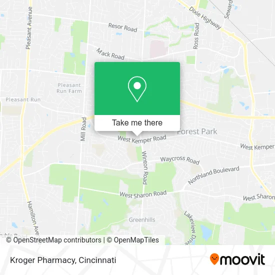 Kroger Pharmacy map
