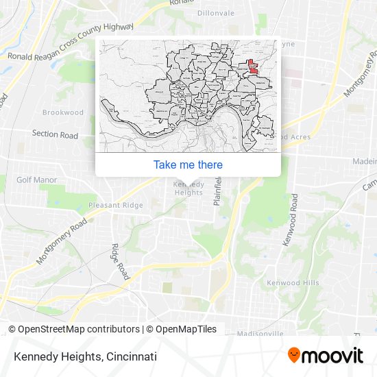 Mapa de Kennedy Heights