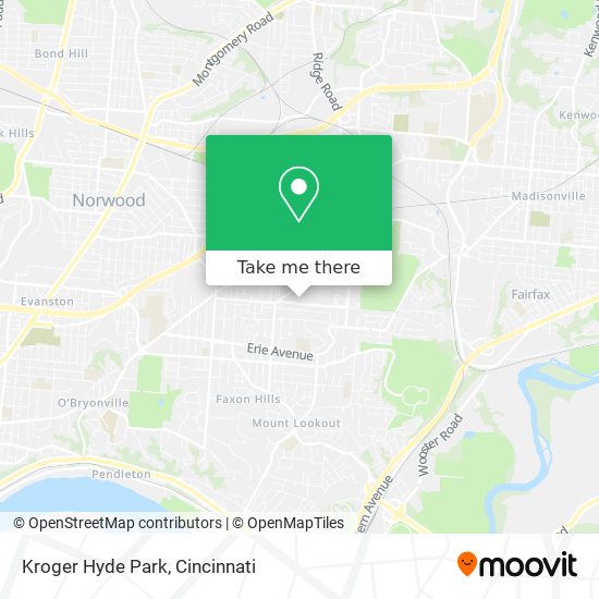 Mapa de Kroger Hyde Park