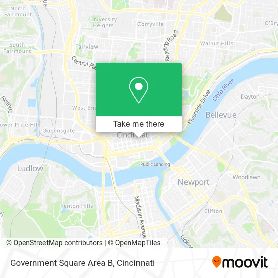 Government Square Area B map