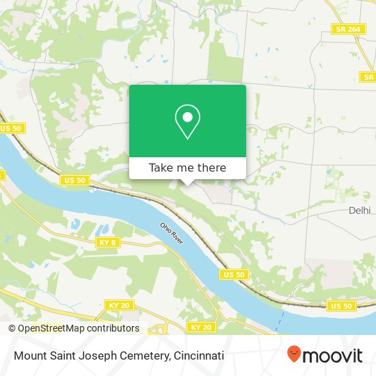 Mount Saint Joseph Cemetery map