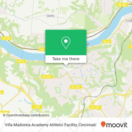 Mapa de Villa Madonna Academy Athletic Facility