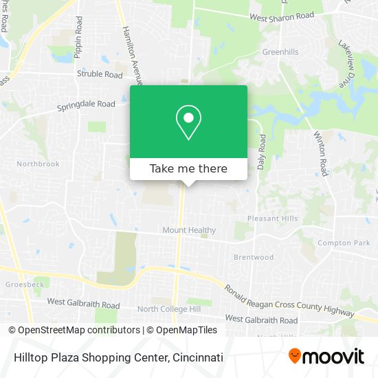 Mapa de Hilltop Plaza Shopping Center