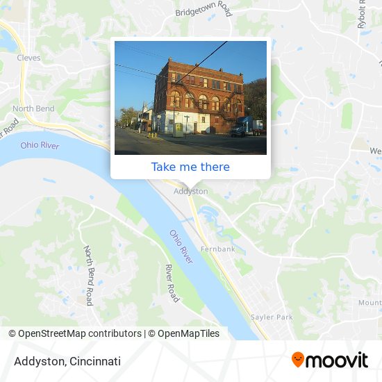 Mapa de Addyston