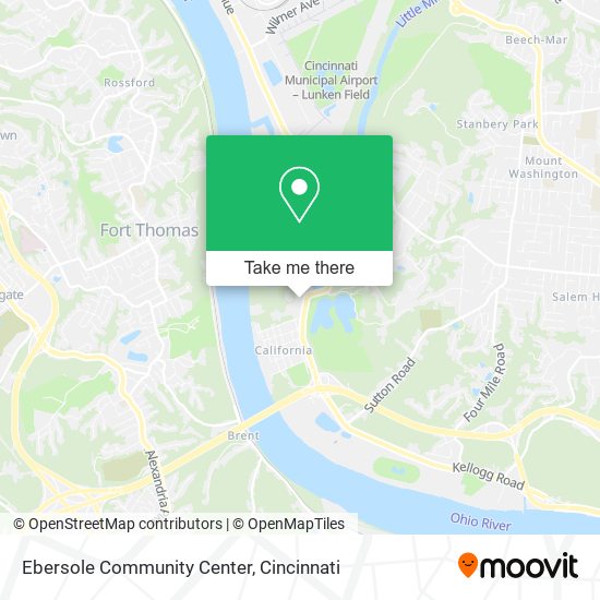 Ebersole Community Center map