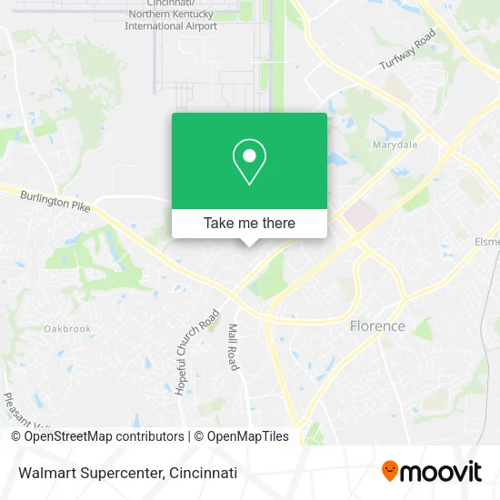 Walmart Supercenter map