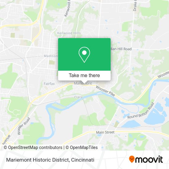 Mariemont Historic District map