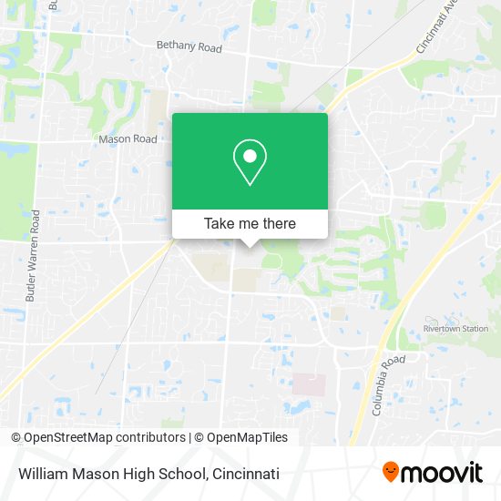 William Mason High School map