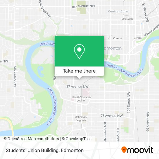 Students' Union Building map