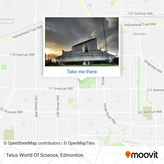 Telus World Of Science map