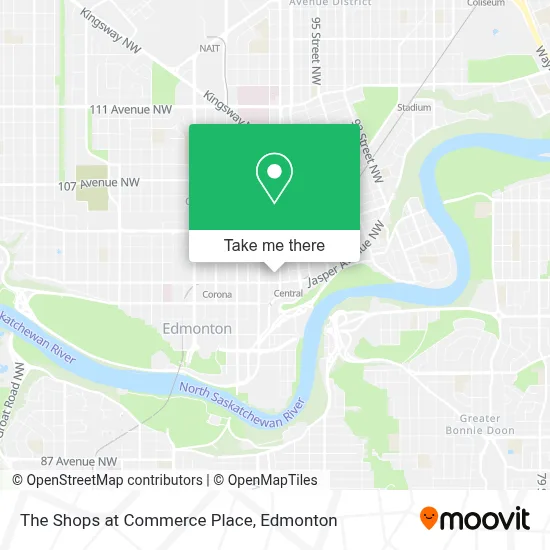 The Shops at Commerce Place map