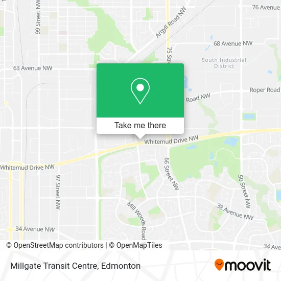 Millgate Transit Centre map