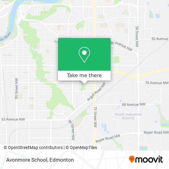 Avonmore School map