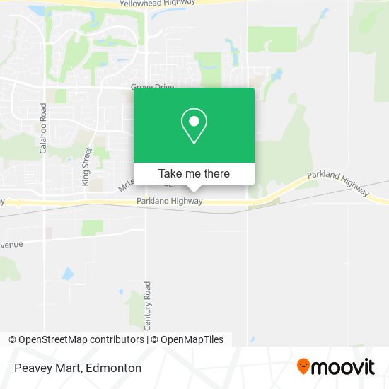 Peavey Mart map