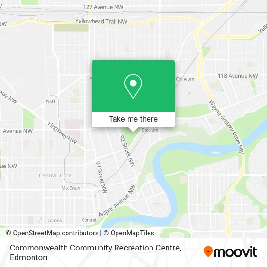 Commonwealth Community Recreation Centre map