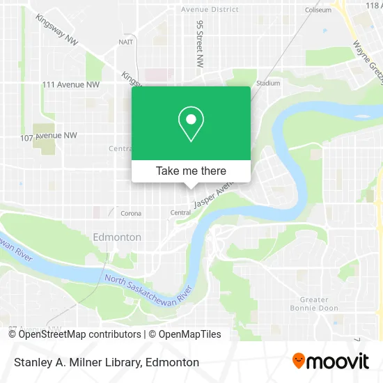 Stanley A. Milner Library map