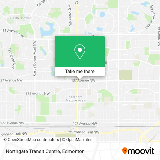 Northgate Transit Centre map