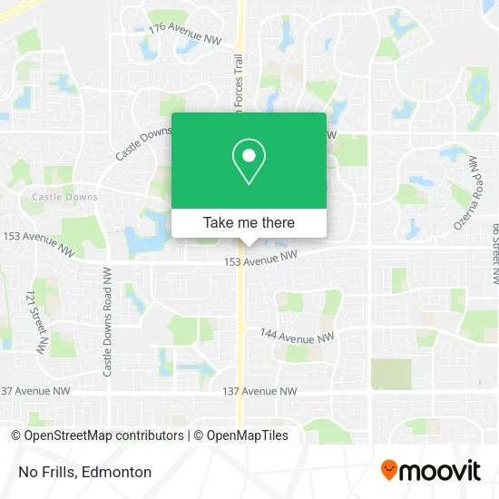 No Frills map