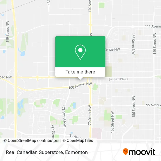 Real Canadian Superstore map