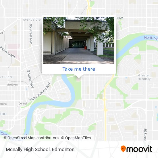 Mcnally High School map