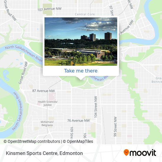 Kinsmen Sports Centre plan