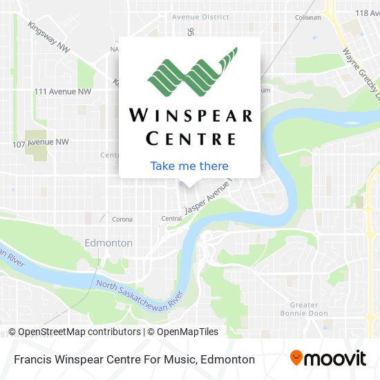 Francis Winspear Centre For Music map