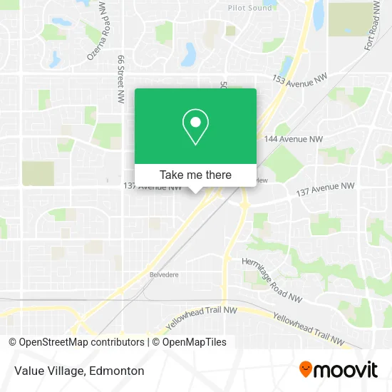 Value Village map