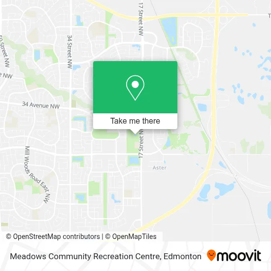 Meadows Community Recreation Centre map