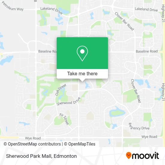Sherwood Park Mall map