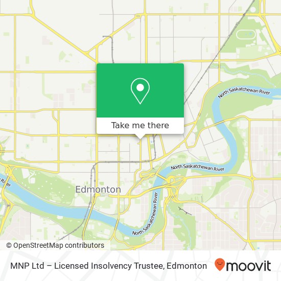 MNP Ltd – Licensed Insolvency Trustee map