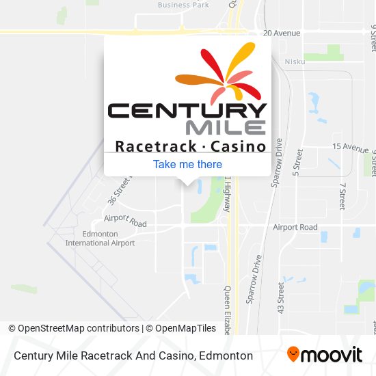 Century Mile Racetrack And Casino plan