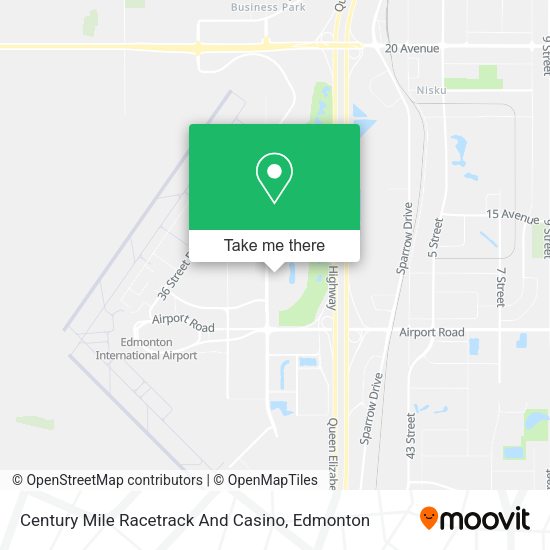 Century Mile Racetrack And Casino map