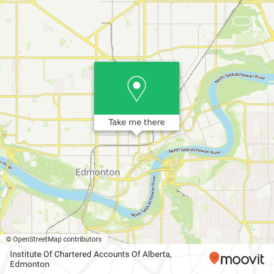 Institute Of Chartered Accounts Of Alberta map